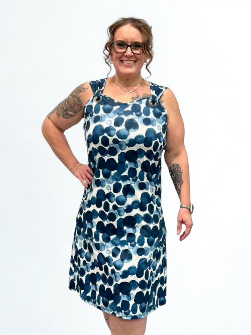 Michael Tyler | Dotted Sundress, Blue