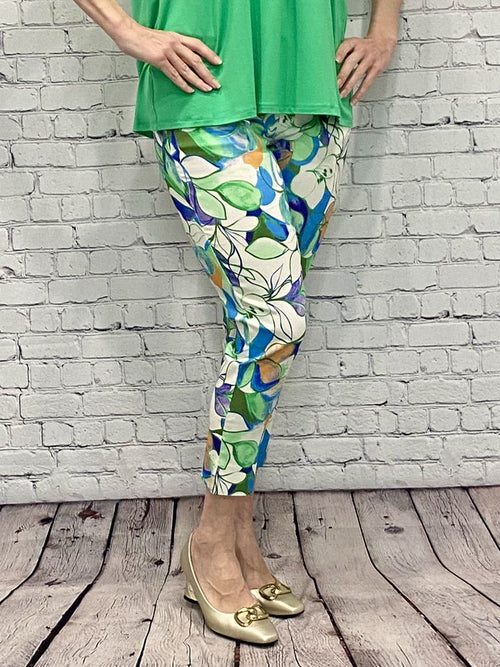 GG Jeans | Pull on Crop Pant, parrot green