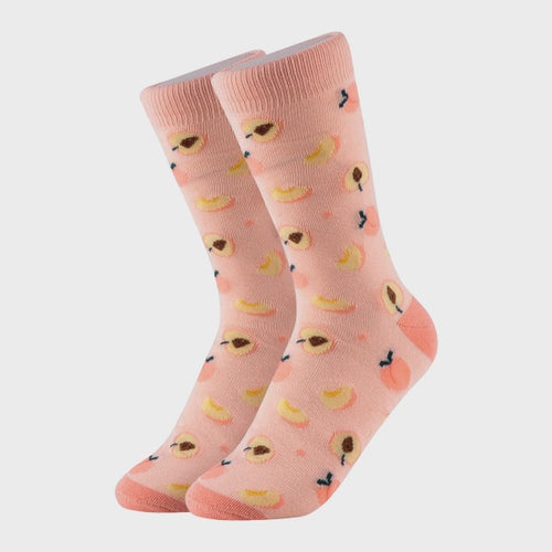 Women's Peach Novelty Socks