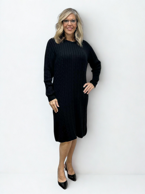 Parsley & Sage | Black Cotton Dress