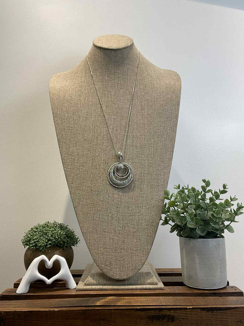 Silver Rings Necklace