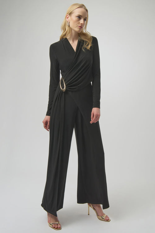 Joseph Ribkoff | Silky Knit Wide-Leg Jumpsuit