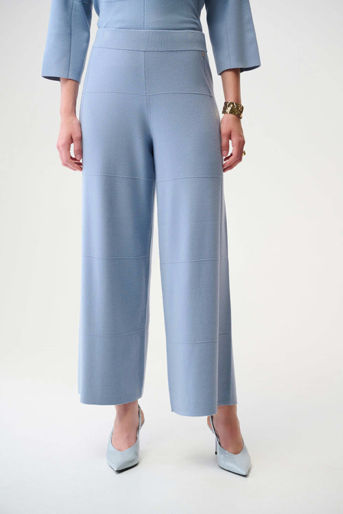 Joseph Ribkoff | Brushed Viscose Culotte Pants, Chambray