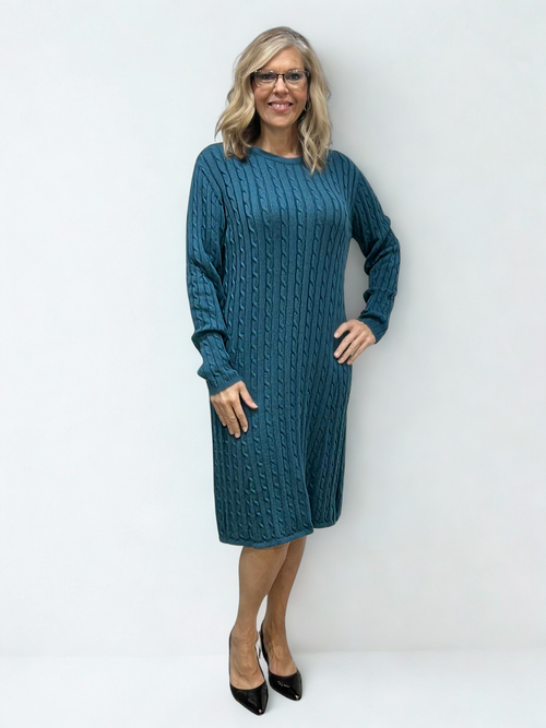 Parsley & Sage | Teal Cotton Dress