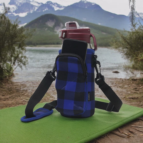 Neoprene Cross Body Bags - Buffalo Blue