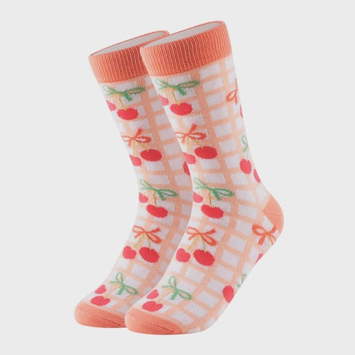 Women's Cherry Novelty Socks