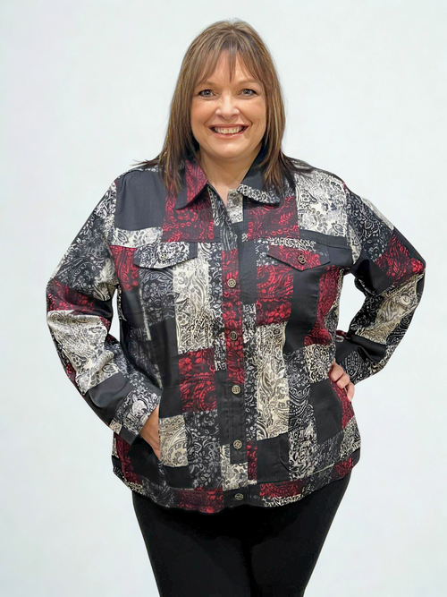 Parsley & Sage | Paisley Vevina Cotton Jacket