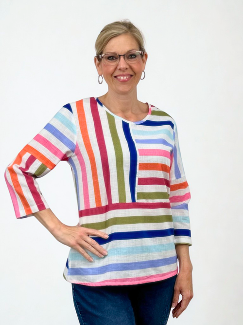 Parsley & Sage | Karina  Top, Striped