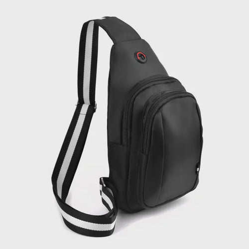 Black Crossbody Shoulder Sling Bag