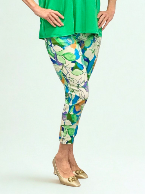 GG Jeans | Pull on Crop Pant, parrot green