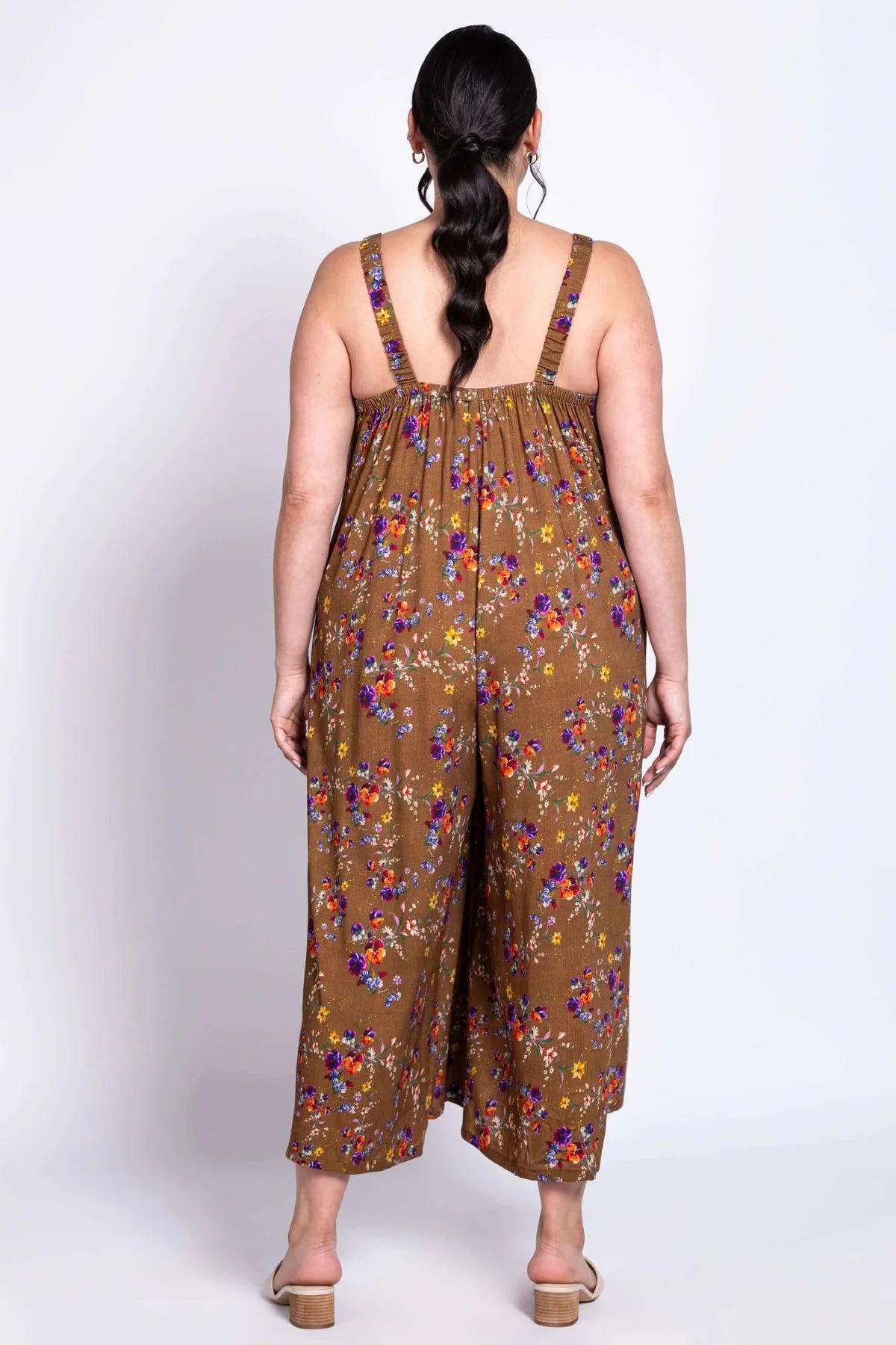 Blue Sky | Sand/Pansy Linen/Bamboo Joanna Jumpsuit