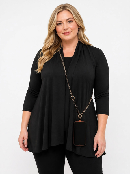 Gold and Black Crossbody  Phone  Strap