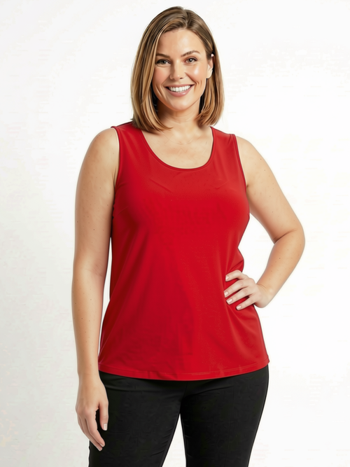 Black LABB Clothing | BL24-R Perfect Red Petite Tank