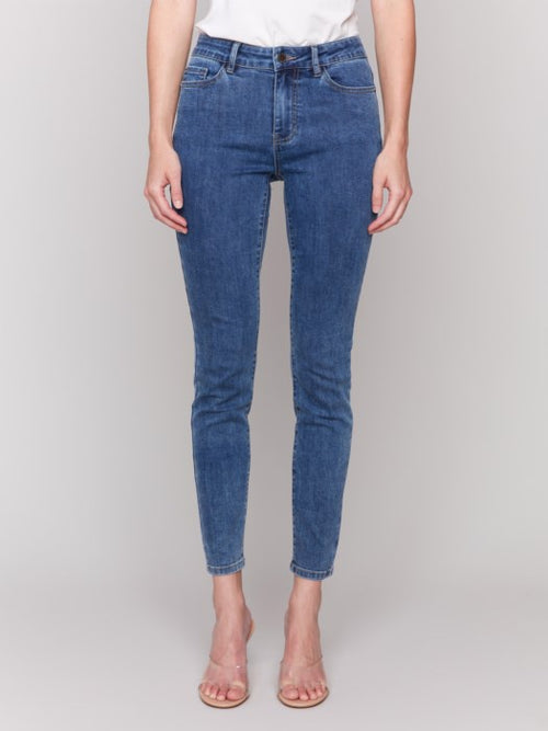 Charlie B | Carine Skinny Jeans, Medium Blue, 29 1/2 " Inseam