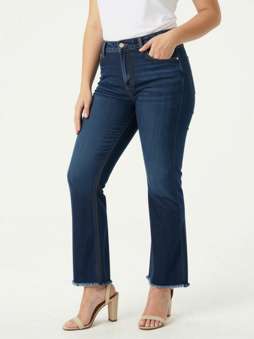 Carreli Jeans | Wide Leg Ankle Pant,  Raw Edge