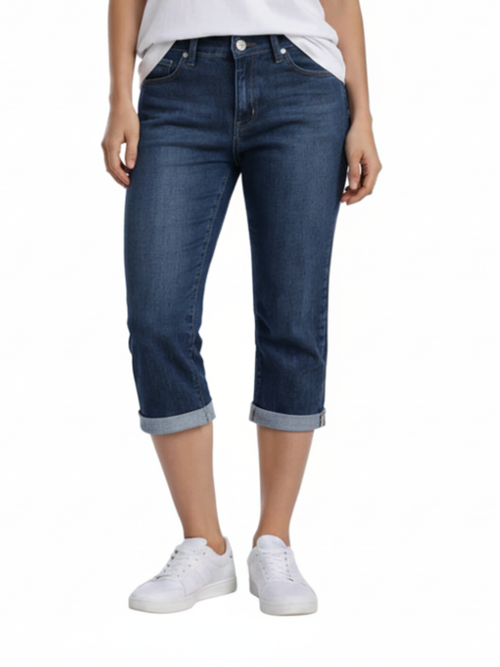 Premium Angela Stone Wash Capri