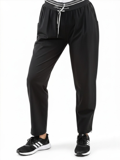 Michael Tyler | Black Pull-On Nan Pant