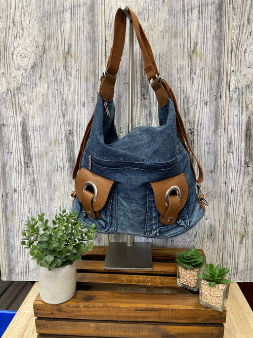 Pertify Versatile High Capacity Denim One Shoulder Bag