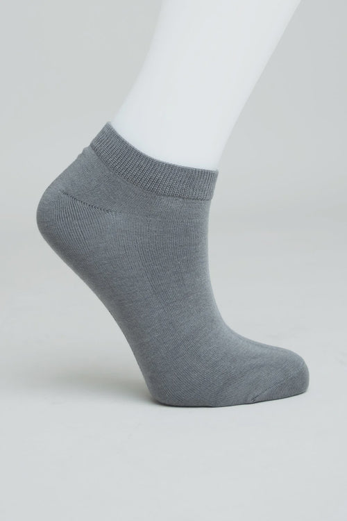 Blue Sky | Charcoal Bamboo Ankle Socks