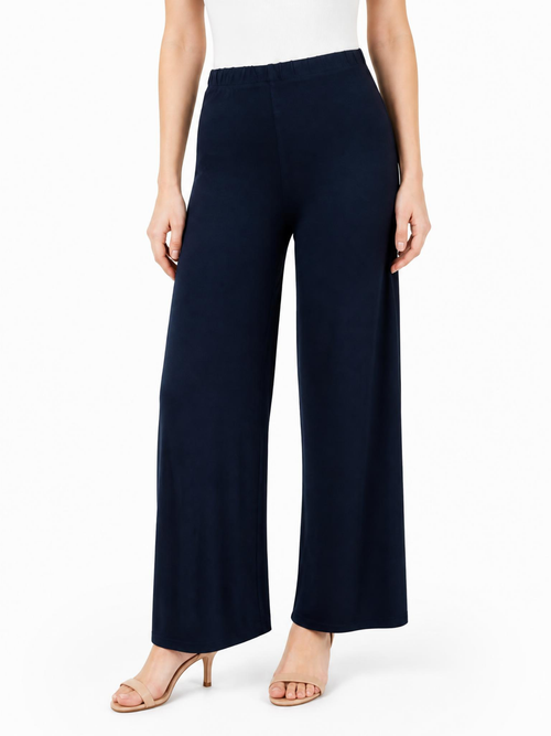 Black LABB Clothing | BL28 Perfect Navy Petite Palazzo Pant