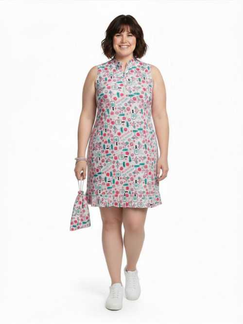 Tango Mango | UPF 50 Pickleball Dress with Shorts
