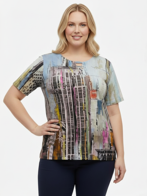 Parsley & Sage | Gaila Short Sleeve Cotton T-Shirt
