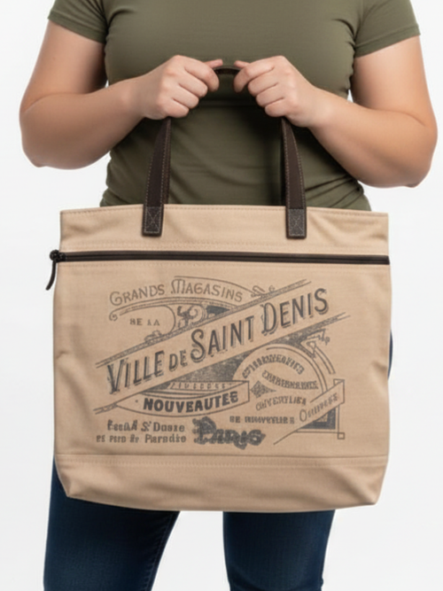 Ville Se Sat Denis Canvas Backpack