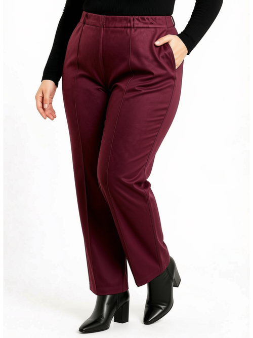 Tango Mango | Plum Pull On Suede with Pockets