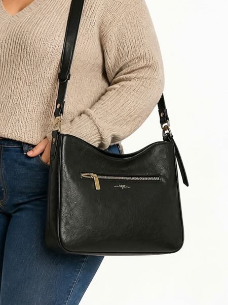 Black Sutton Crossbody Bag
