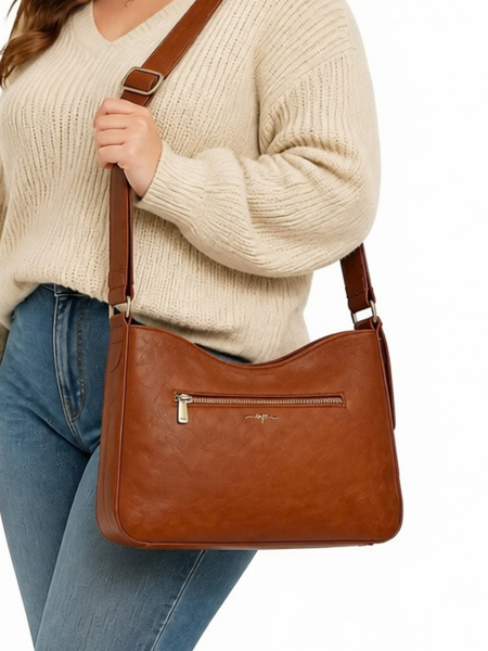 Brown Sutton Crossbody Bag