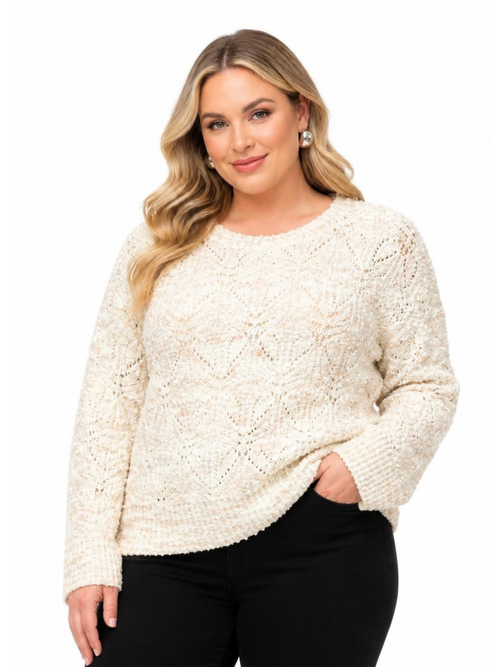 Elena Wang | Multi-Colour Soft Winter Tones Knitted Sweater
