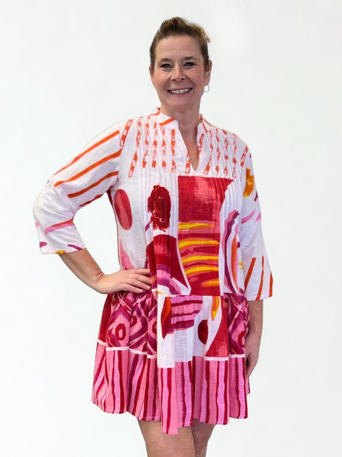 Parsley & Sage | Khloe Cotton Dress, Pink