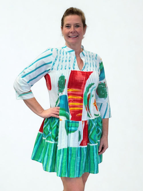 Parsley & Sage | Khloe Cotton Dress, Green