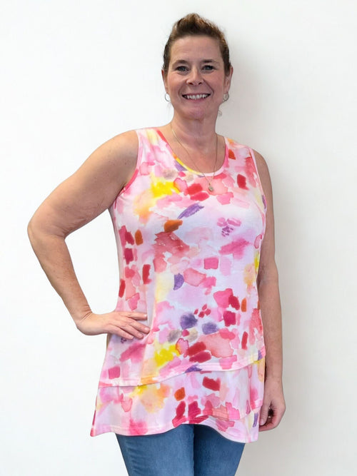 Parsley & Sage |  Kayla Cotton Sleeveless Tunic