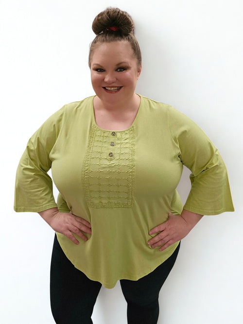 Parsley & Sage | Lime Vani Top