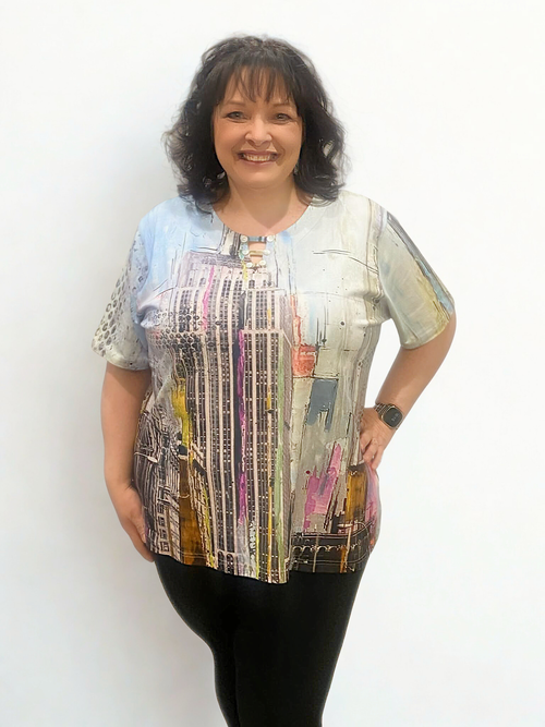 Parsley & Sage | Gaila Short Sleeve Cotton T-Shirt