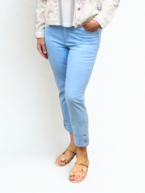 GG Jeans | Light Blue Denim Capri