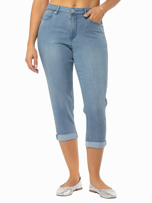 Carreli | Premium Angela Bleach Wash Capri