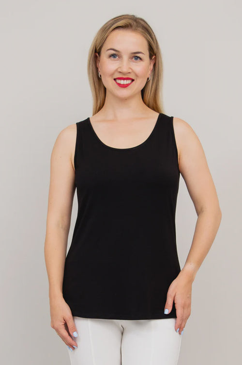 Blue Sky | Avalon Tank, Black, Bamboo