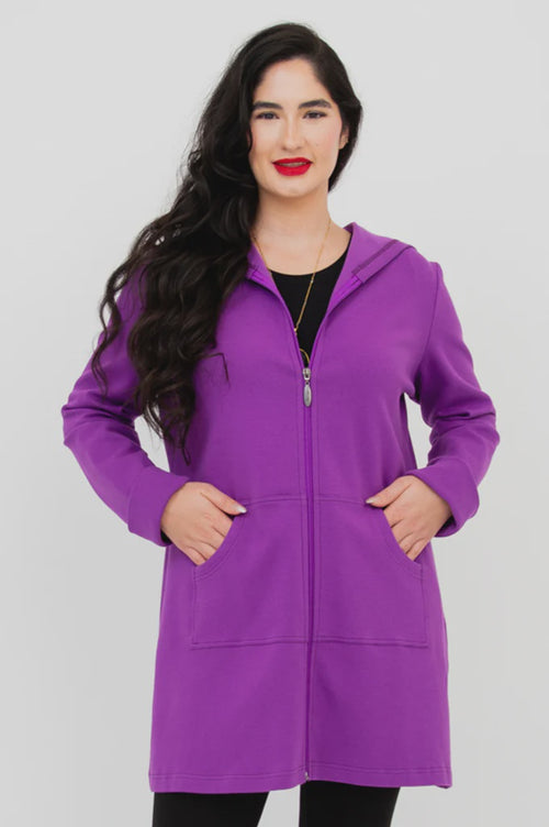 Blue Sky | Cortes Jacket, Fuchsia, Cotton