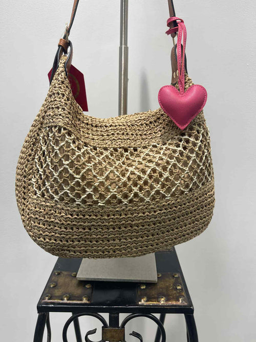 HeartShaped Purse Charm, Pink