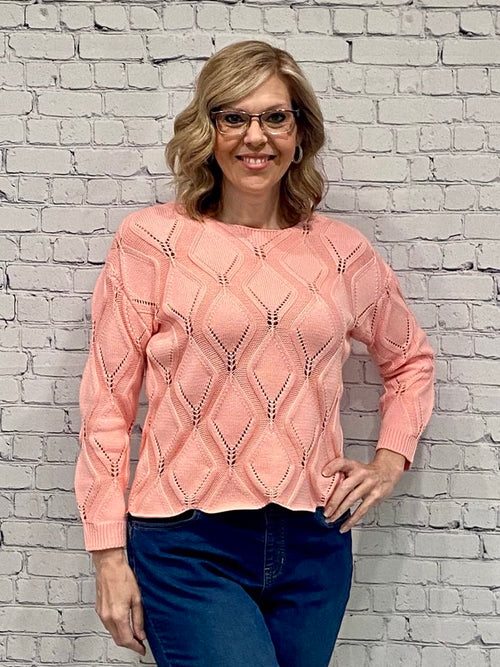 GG Jeans | Knitted Sweater, Melon