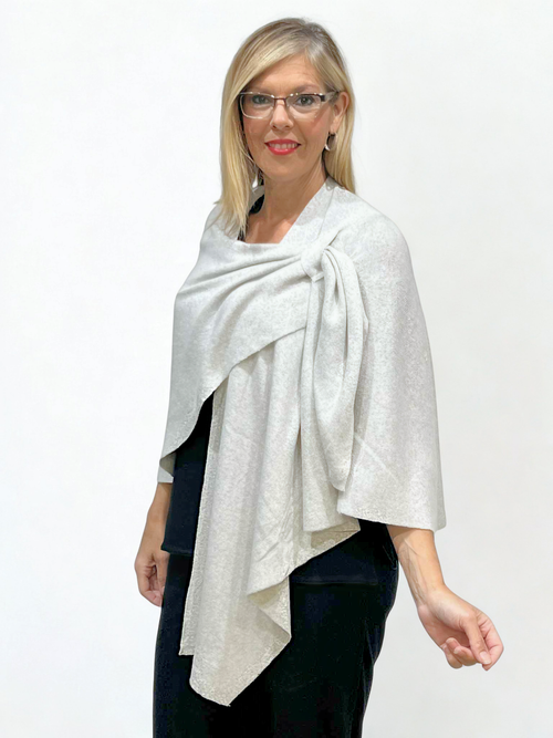 Parsley & Sage | Grey Godiva Cotton Wrap