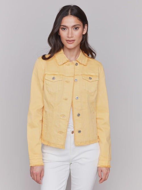 Charlie B | Twill Jean Jacket, Lemonade