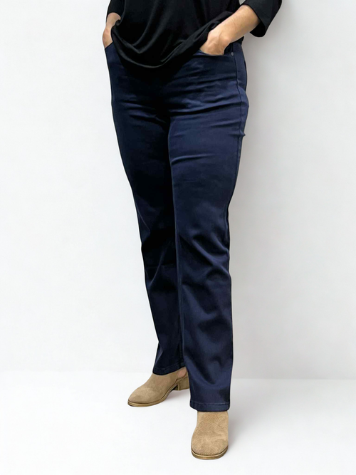 Carreli | Premium Color Straight Leg, Navy