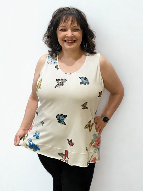 Parsley & Sage | Gabi Cotton Sleeveless Tunic