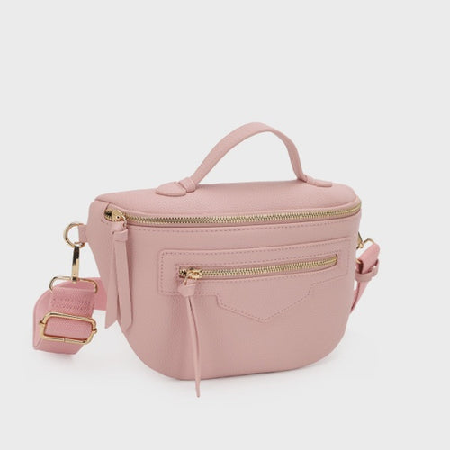 Pink Rebecca Multi-Functional Top Handle Fanny Pack/Sling Bag