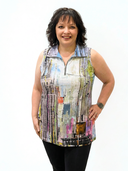 Parsley & Sage | Gaila Sleeveless Cotton Tunic