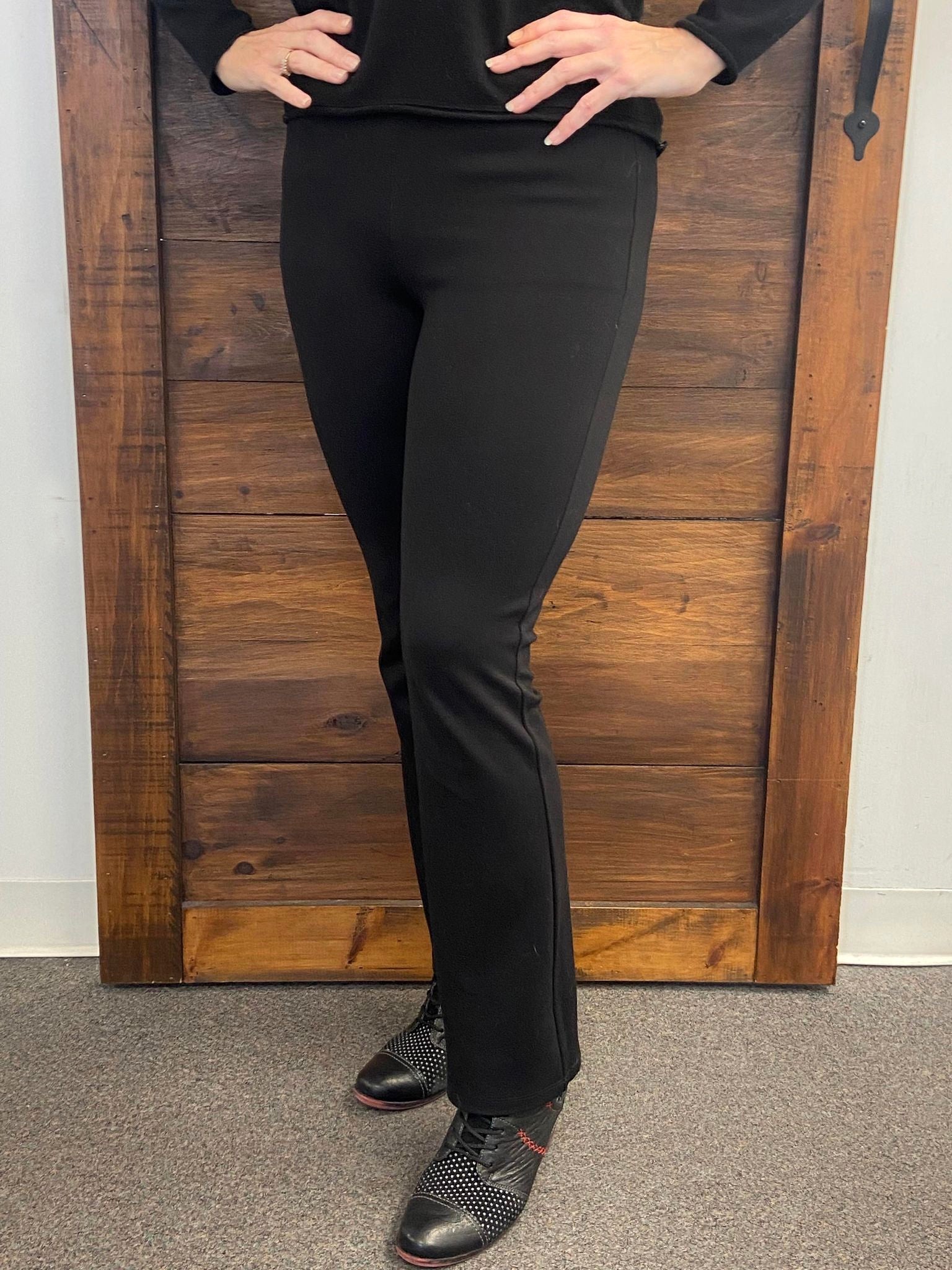 Betabrand Trousers Dress Pant Yoga Straight Leg Dark Charcoal Gray Siz -  Flair-Style