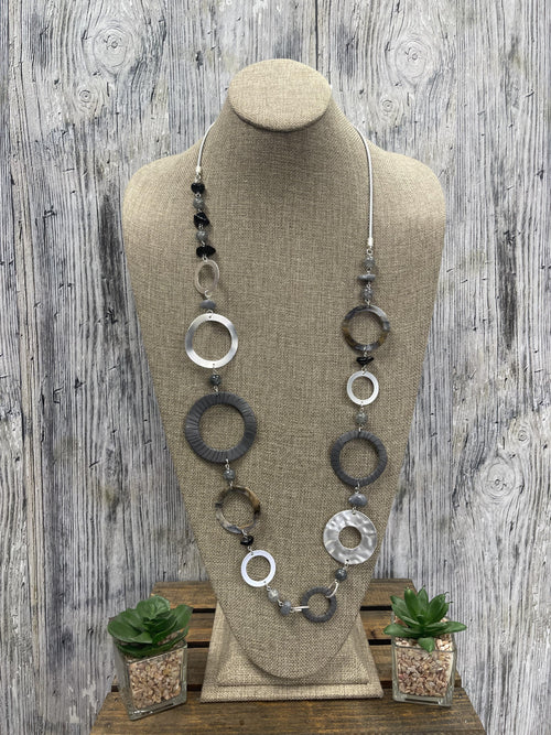 Black Wrapped Necklace